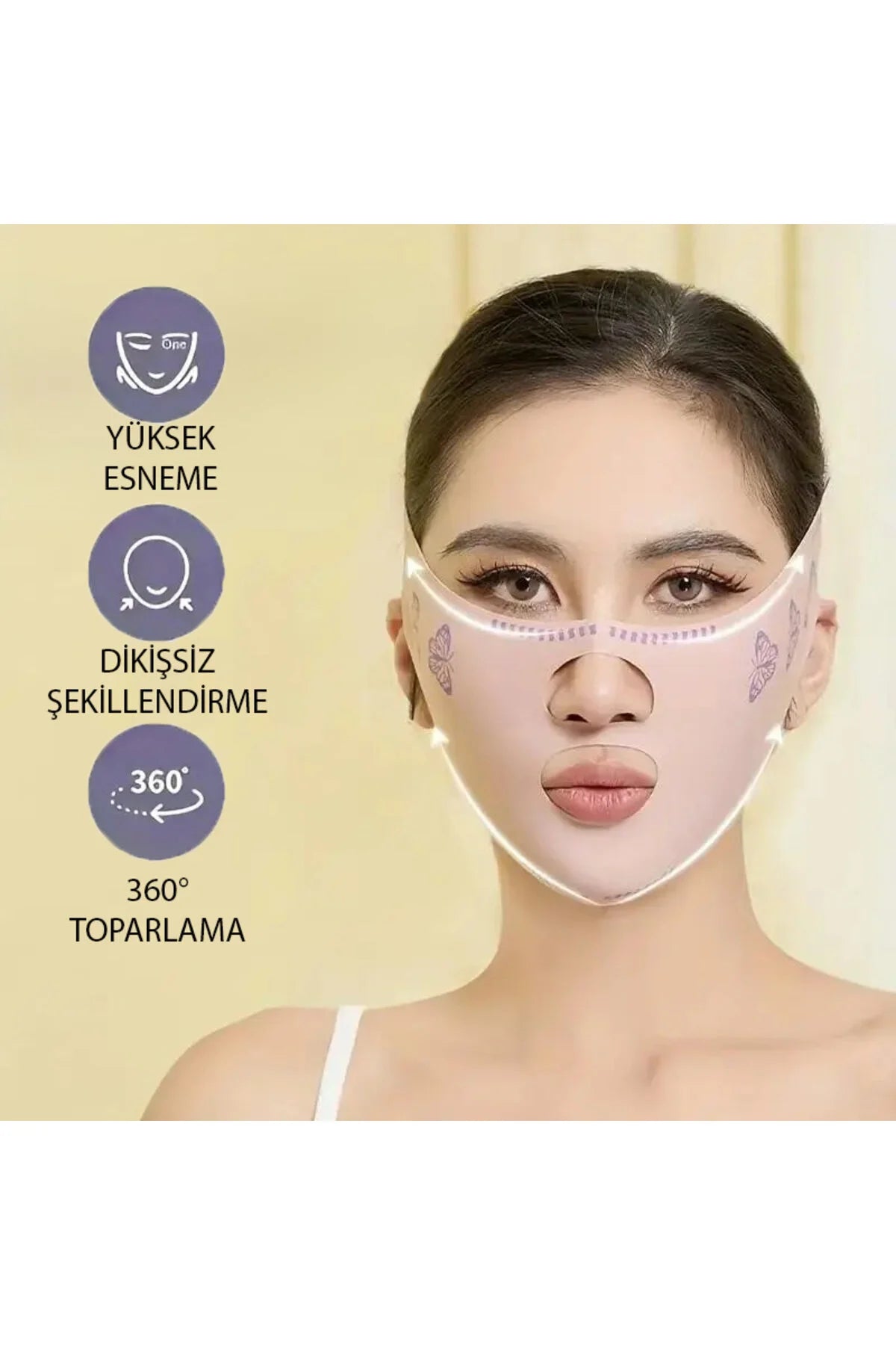 Unisex Yüz Ve Çene Bandı