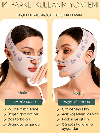 Unisex Yüz Ve Çene Bandı