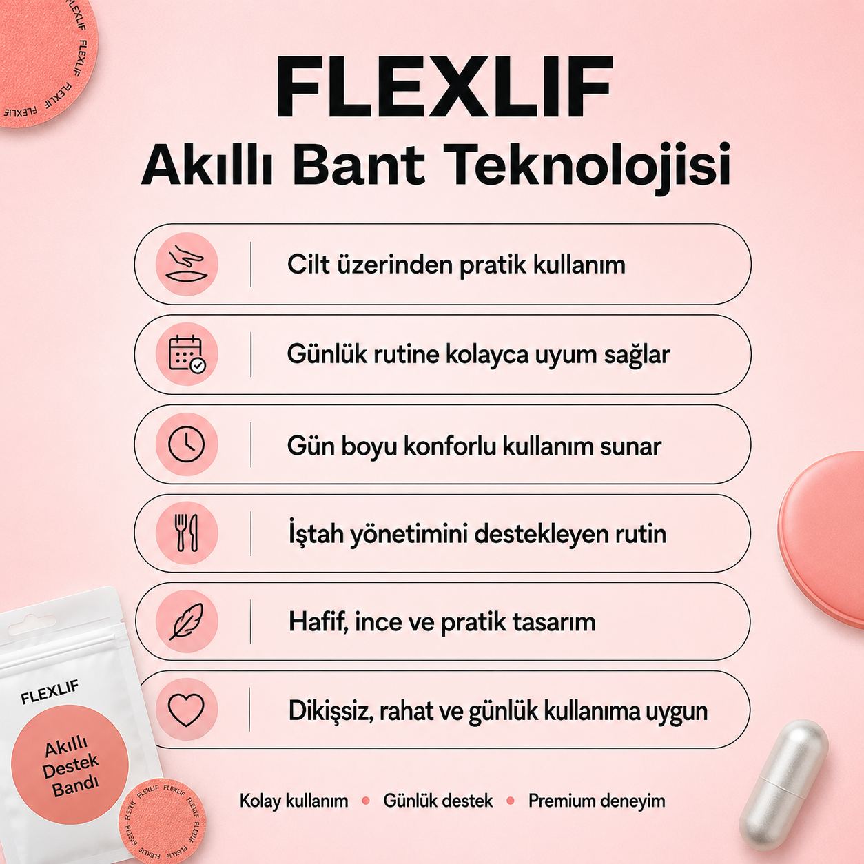 Flexlif GLP-1 Destek Bandı