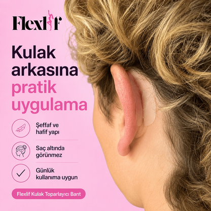 Flexlif Kulak Toparlayıcı Şeffaf Bant