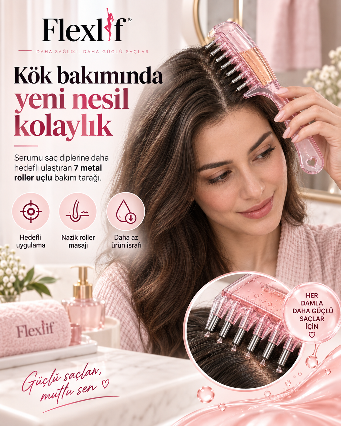 Flexlif Serum Uygulama Tarağı