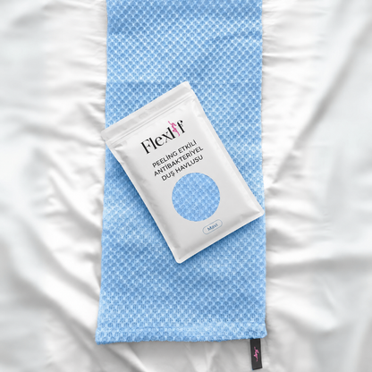 Flexlif Peeling Etkili Antibakteriyel Duş Havlusu