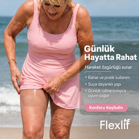 Flexlif Bacak Bölgesi Şeffaf Toparlayıcı Bant