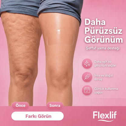 Flexlif Bacak Bölgesi Şeffaf Toparlayıcı Bant