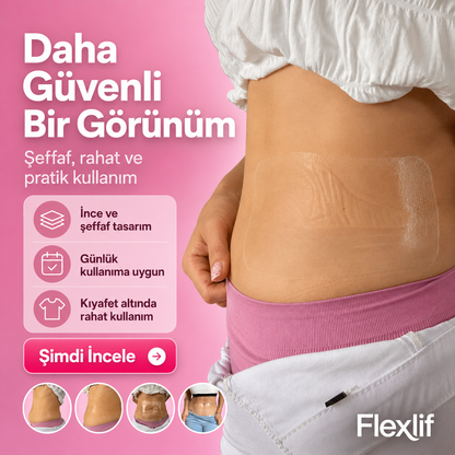 Flexlif Karın Bölgesi Şeffaf Toparlayıcı Bant