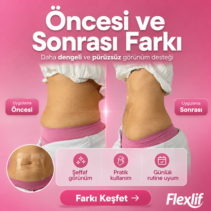 Flexlif Karın Bölgesi Şeffaf Toparlayıcı Bant