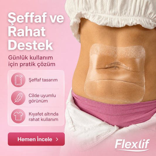 Flexlif Karın Bölgesi Şeffaf Toparlayıcı Bant