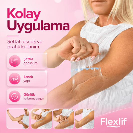 Flexlif Kol Bölgesi Şeffaf Toparlayıcı Bant