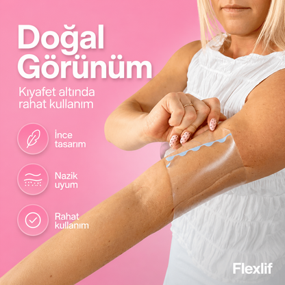 Flexlif Kol Bölgesi Şeffaf Toparlayıcı Bant