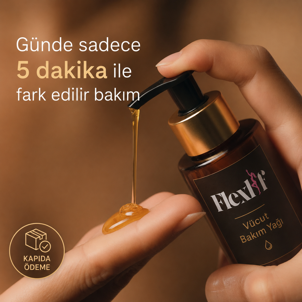Flexlif Selülit Karşıtı Vücut Bakım Yağı