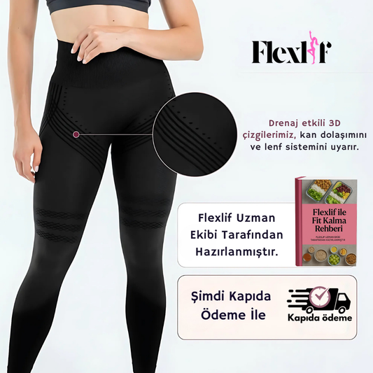 ©Flexlif 3'ü Bir Arada Etki Tayt - Selülit, Varis, Lipödem
