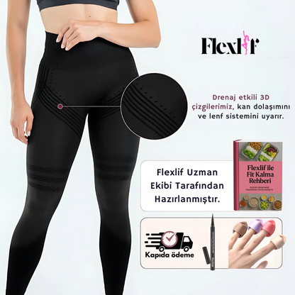 ©Flexlif 4'ü Bir Arada Etki Tayt - Selülit, Varis, Lipödem, Zayıflama